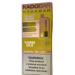 Banana Split Hexa X Kado Bar 20000 Puffs