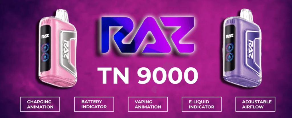 Try the Raz Blue­razz B-Pop Vape! It’s full of sharp, sweet blue­ raspberry flavor. Every breath in is flavorful and yummy. This vape­ is for those who love things bold and fruity.