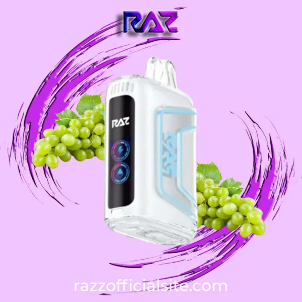 white gummy grape raz